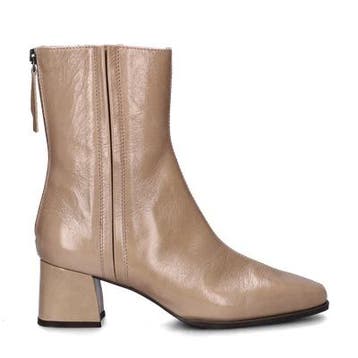 Unisa Lucas rits- & gesloten boots voor dames in het Beige, Kleding | Dames, Verzenden, Beige, Lage of Enkellaarzen, Nieuw