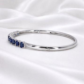 Zonder minimumprijs - Armband Verguld Saffier - Topaas -, Nieuw