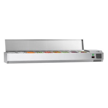GGM Gastro | Opzetkoelvitrine ECO - 1800x335mm - 8x GN 1/4 |, Verzenden