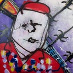 Herman Brood | Origineel Schilderij: Soldaat, Antiek en Kunst, Kunst | Schilderijen | Modern, Ophalen of Verzenden
