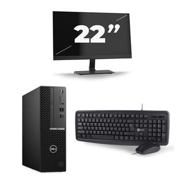 Dell OptiPlex 7080  -   i5-10e  - 8GB  - 256GB  + 1x 22 inch, Computers en Software, Qwerty, Verzenden, Refurbished, Dell