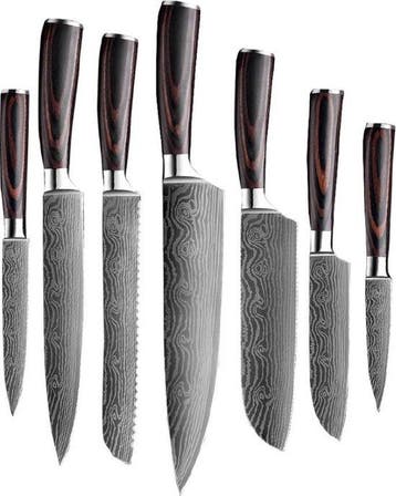 Shinrai knives 7 delig, Verzenden, Nieuw