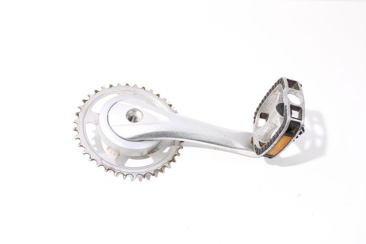 Linker crank met trapper en tandwiel | Sundvall Sagunto, Fietsen en Brommers, Fietsonderdelen, Gebruikt