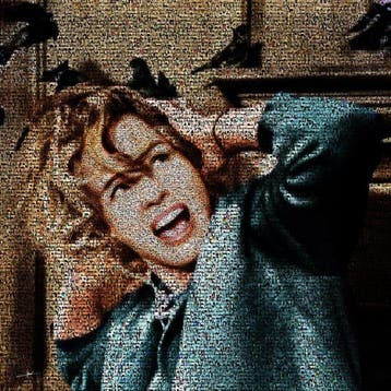 David Law - Alfred Hitchcock - Les Oiseaux - Format XL 60x60