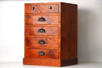 Ladekast - Zelkova-hout (keyaki) - Japan - Burl houtnerf