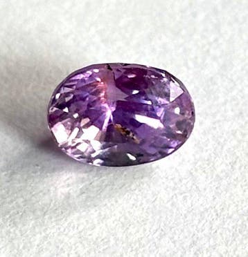 Zonder minimumprijs - 1 pcs Paars, Roze Saffier - 1.08 ct -, Nieuw