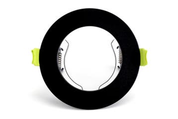 Integral inbouwspot Zwart rond IP65 | zaagmaat 6cm | incl..., Ophalen of Verzenden, Nieuw