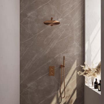 Brauer Copper Edition Thermostatische Regendoucheset Inbouw, Ophalen of Verzenden, Nieuw