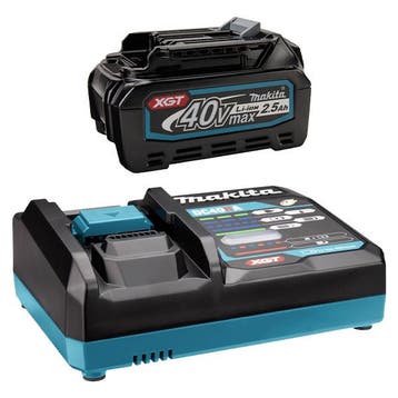 Startset: Makita BL4025 XGT / 40V Max / 191B36-3, origineel, Verzenden, Nieuw