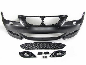 EVO Look Voorbumper + PDC BMW 5 Serie E60 E61 B0182, Nieuw, Voor, BMW, Bumper