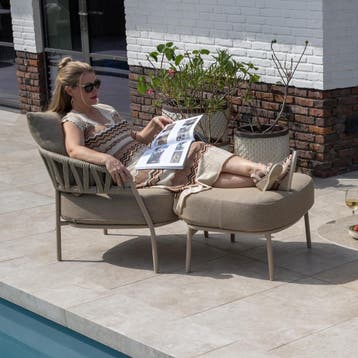 Calma voetenbank latte Taste 4SO, Tuin en Terras, Tuinmeubel-accessoires, Ophalen of Verzenden, Nieuw