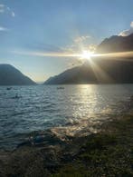 5 persoons chalet aan het Luganomeer, 2 slaapkamers, Lombardije en Merengebied, Recreatiepark, Airconditioning