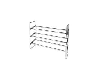 Veiling - Uitschuifbaar Schoenenrek 118x50.5x22.5cm, Nieuw