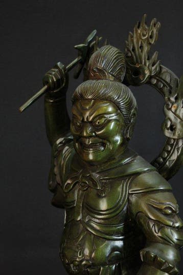 Bishamonten - Beeld Hout - Japan