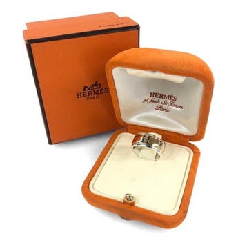 Hermès - Ring - 18 karaat Zilver, Geel goud, Nieuw