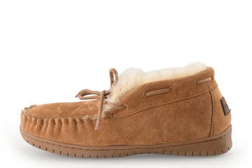 Warmbat Pantoffels in maat 41 Cognac, Overige kleuren, Verzenden, Zo goed als nieuw, Pantoffels of Sloffen