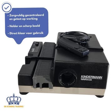 Kindermann Telefocus | Diaprojector | Dia Projector | Getest, Verzenden, Zo goed als nieuw