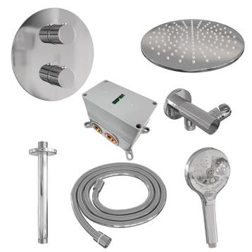 Brauer Chrome Edition Thermostatische Regendoucheset Inbouw, Ophalen of Verzenden, Nieuw