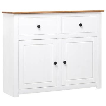 vidaXL Dressoir Panama Range 93x40x80 cm massief grenenhout, Verzenden, Nieuw, Grenenhout, Minder dan 50 cm