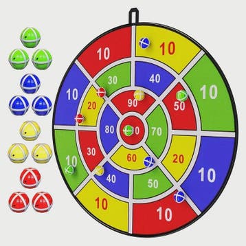 29 Inch Kind Dartsspel Set met Plakballetjes - Indoor & Outd, Verzenden, Nieuw