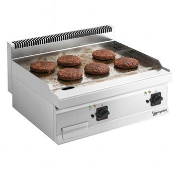 GGM Gastro | Elektrische bakplaat - 9kW - Glad - | EBK66-E, Huis en Inrichting, Verzenden, Nieuw, Effen, Kop(pen) en/of Schotel(s)