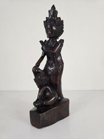 Dewi Ratih en Kala Rahu - sculptuur - Indonesië (Zonder