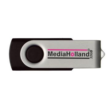 MediaHolland® USB Stick USB2.0 Twister 32GB MediaHolland, Computers en Software, USB Sticks, Verzenden, Nieuw, MediaHolland®