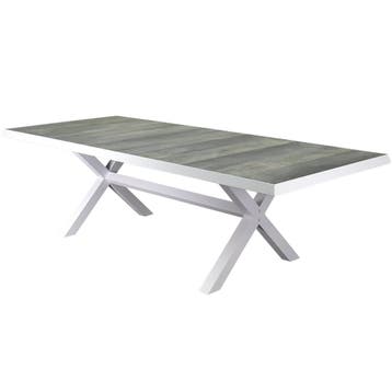 New Delhi dining tuintafel 224x103xH72,5 cm met kruispoot, Ophalen of Verzenden, Nieuw