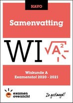 ExamenOverzicht   Samenvatting Wiskunde A HAVO 9789493190078, Boeken, Verzenden, Zo goed als nieuw
