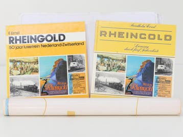 Boekenset Rheingold – luxe trein Nederland–Zwitserland (, Ophalen of Verzenden, Nieuw