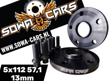 Spoorverbreders Spacers VW Golf R GTI GTD 5 6 7 8 5x112 13mm, Verzenden