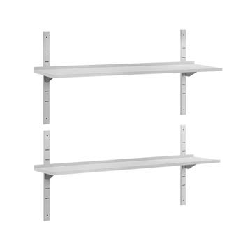 GGM Gastro | Dubbele RVS wandplank ECO - 1600x400mm |, Verzenden, Nieuw in verpakking, RVS Meubilair