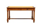Bureau - Hout, Metaal, Semilpelle - centrale schrijftafel, Antiek en Kunst