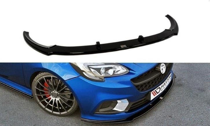 Voorspoiler Opel Corsa E OPC/VXR Maxton Design glans zwart, Auto-onderdelen, Carrosserie en Plaatwerk, Ophalen of Verzenden