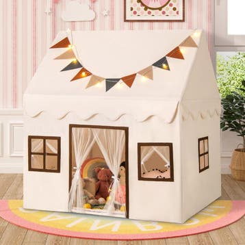 2dekans | Coast Kinder Speeltent Beige met LED-verlichting, Ophalen of Verzenden, Zo goed als nieuw