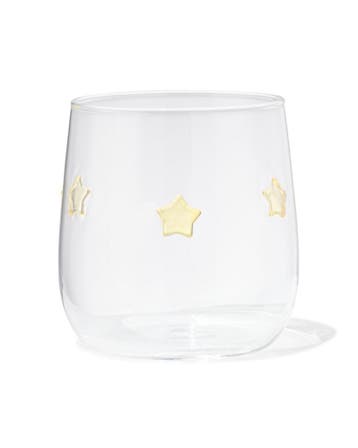 HEMA Glas 360ml sterren, Verzamelen, Glas en Borrelglaasjes, Verzenden, Nieuw