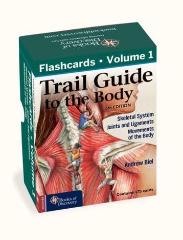 Trail Guide to the Body Flashcards Vol 1 9780991466603, Zo goed als nieuw