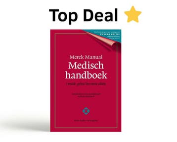 Merck Manual Medisch handboek, 9789031343003, Boeken, Studieboeken en Cursussen, Verzenden, Zo goed als nieuw