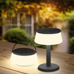 Solar tafellamp Malmo| Warm wit licht, Zonne-energie, Kunststof, Verzenden, Minder dan 50 watt