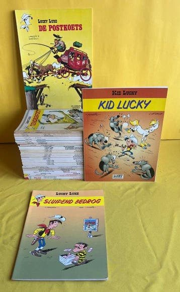 Lucky Luke - opeenvolgende reeks SC - 41 Album - Eerste druk, Nieuw