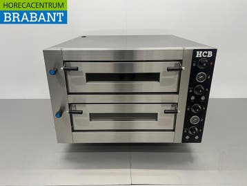 HCB RVS Pizzaoven 2 x 6 pizzas 34 cm doorsnede 400V Horeca, Ophalen of Verzenden, Nieuw in verpakking