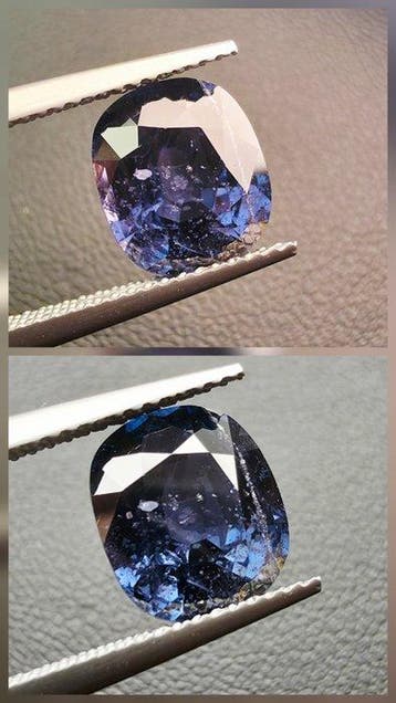Blauw, Violet, Roze, Paars Spinel - 3.38 ct - Antwerp, Nieuw