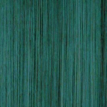 Deurgordijn draad gordijn draadjesgordijn 90x200 PAUW GROEN, Huis en Inrichting, Nieuw