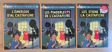 Tintin - Les Bijoux de la Castafiore en patois - 3 Album -, Nieuw