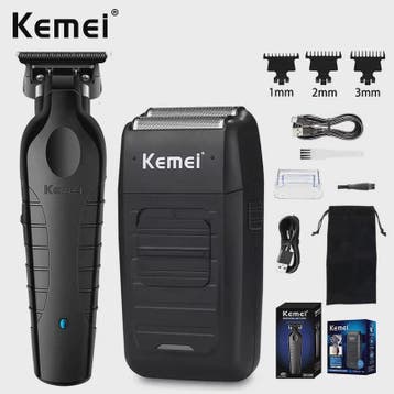 Kemei KM-2299 Professionele Elektrische Baardtrimmer & Tonde, Verzenden, Nieuw