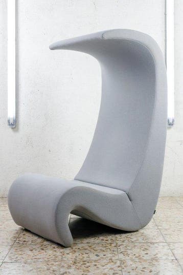 Vitra - Verner Panton - Fauteuil - Amoebe Highback - Wol -