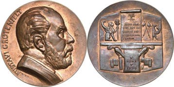 Brons medaille 1928 Akademien, Schulen, Universitaeten He..., Verzenden