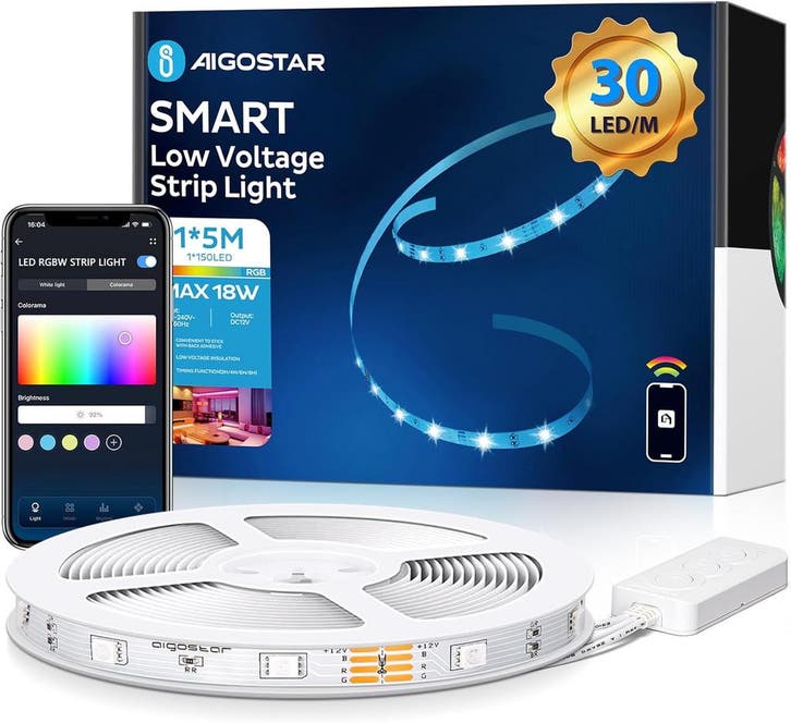 Led strip - Ledstrip - 5 meter - RGB - Aigostar, Huis en Inrichting, Lampen | Overige, Zo goed als nieuw, Verzenden