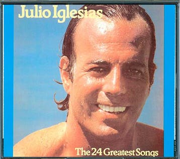 Julio Iglesias - The 24 Greatest Songs, Ophalen of Verzenden, Gebruikt