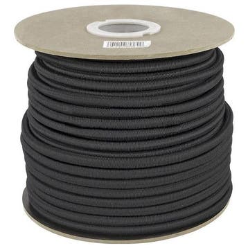Elastisch Touw - 10 mm - ZWART - elastiek per meter, Ophalen of Verzenden, Nieuw